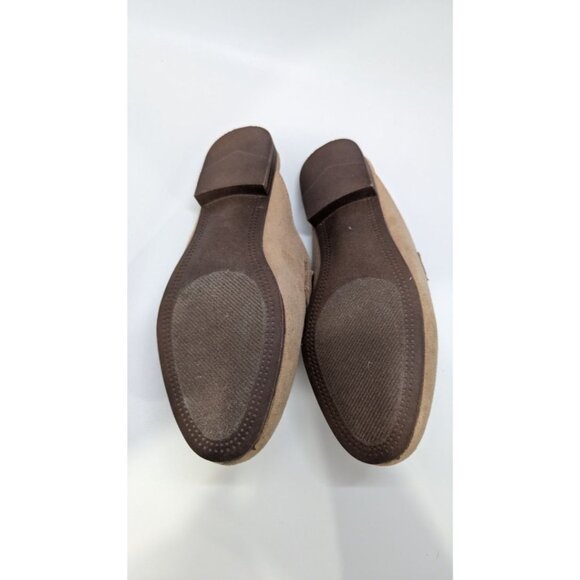 Steve Madden Tan Rally Faux-Suede Mule Loafers - Picture 6 of 6